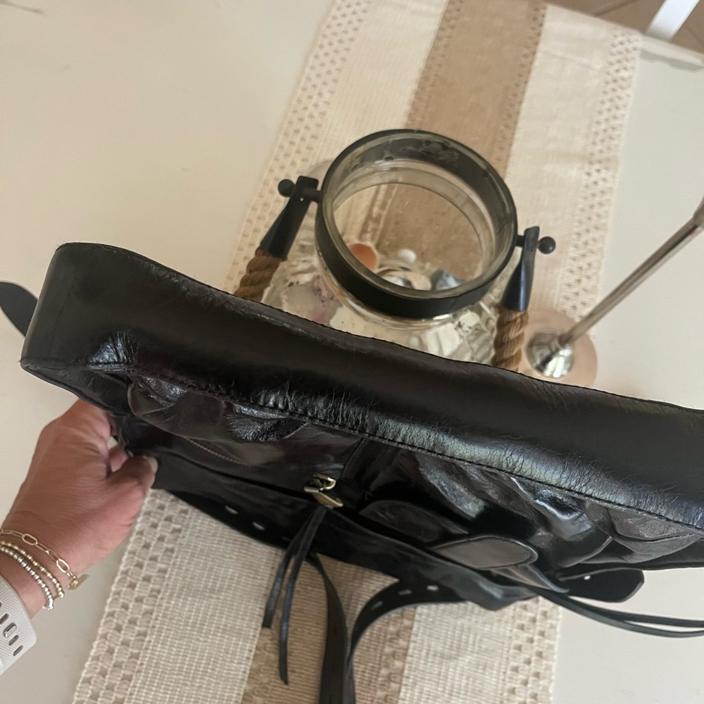 HOBO Black Leather Crossbody Bag - Picture 5 of 5